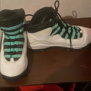 Jordan Kids Sneakers - White and Teal
